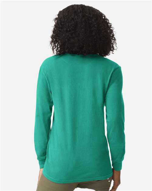 Garment-Dyed Heavyweight Long Sleeve Pocket T-Shirt - Image 72