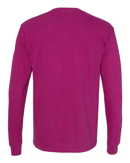 Garment-Dyed Heavyweight Long Sleeve Pocket T-Shirt - Image 40