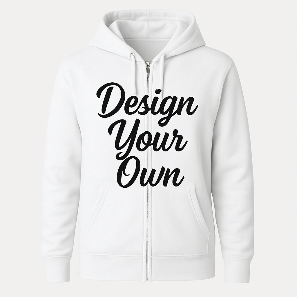 Custom Zip-Up Hoodie – Design Your Own